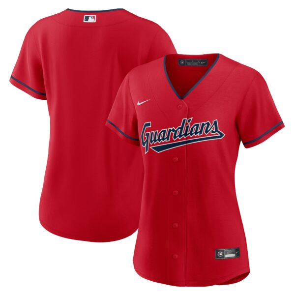 Cleveland Guardians  Women's Alternate Replica Team Jersey - Red