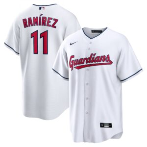Josu00c3u00a9 Ramu00c3u00adrez Cleveland Guardians  Replica Player Jersey - White