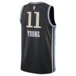 Trae Young Atlanta Hawks  Unisex 2023/24 Swingman Jersey - Black - City Edition