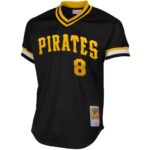Willie Stargell Pittsburgh Pirates Mitchell & Ness 1982 Authentic Cooperstown Collection Mesh Batting Practice Jersey - Black