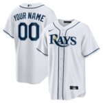 Tampa Bay Rays  Home Replica Custom Jersey - White