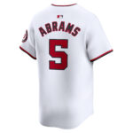 CJ Abrams Washington Nationals  Youth Home Limited Player Jersey - White