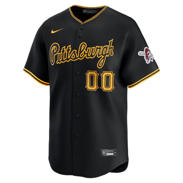 Pittsburgh Pirates Alternate Limited Custom Men Jersey - Black