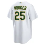 Brent Rooker 25 Oakland Athletics Home Men Jersey - White