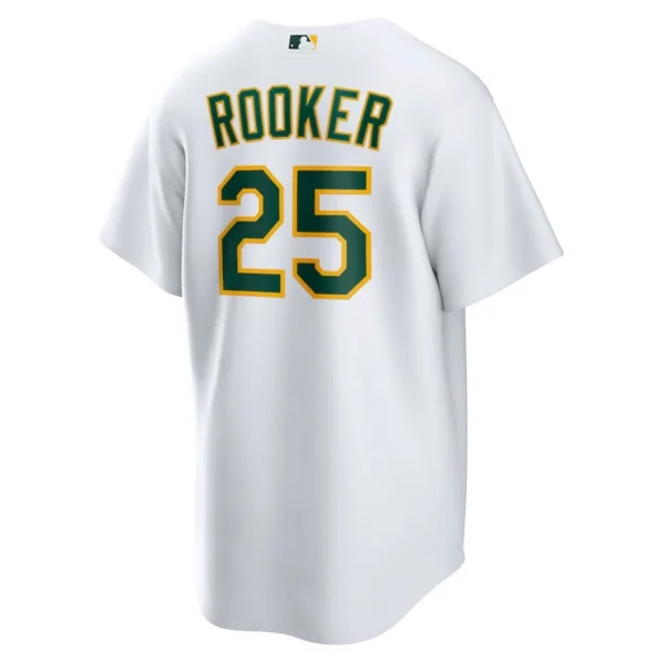 Brent Rooker 25 Oakland Athletics Home Men Jersey - White