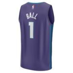 LaMelo Ball Charlotte Hornets Fanatics Youth Fast Break Player Jersey - Statement Edition - Purple