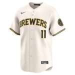 Rowdy Tellez Milwaukee Brewers  Home Limited Player Jersey - Cream