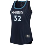 Karl-Anthony Towns Minnesota Timberwolves Fanatics Women's Fast Break Tank Jersey - Icon Edition - Navy