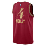 Evan Mobley 4 Cleveland Cavaliers 2023/24 City Edition Swingman Jersey - Wine