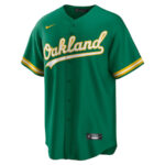 Ryan Noda 49 Oakland Athletics Alternate Men Jersey - Kelly Green