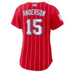 Brian Anderson Miami Marlins  Women's City Connect Replica Player Jersey - Red
