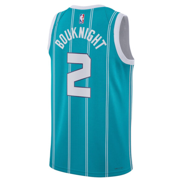 James Bouknight 2 Charlotte Hornets Unisex Swingman Jersey - Icon Edition - Teal