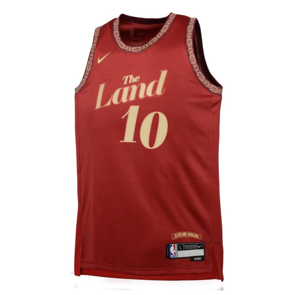 Darius Garland 10 Cleveland Cavaliers 2023/24 City Edition Swingman YOUTH Jersey - Wine