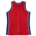 Detroit Pistons Mitchell & Ness Hardwood Classics Blown Out Fashion Jersey - Red