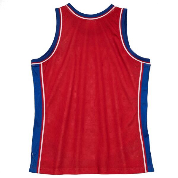 Detroit Pistons Mitchell & Ness Hardwood Classics Blown Out Fashion Jersey - Red