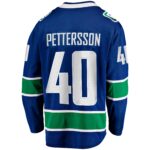 Elias Pettersson Vancouver Canucks Fanatics Home Breakaway Jersey - Blue