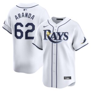 Jonathan Aranda Tampa Bay Rays  Home Limited Player Jersey - White