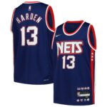 James Harden Brooklyn Nets  Youth Swingman Jersey - City Edition - Navy