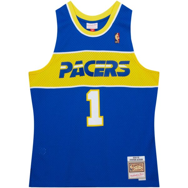 Stephen Jackson Indiana Pacers Mitchell & Ness  2004/05 Hardwood Classics Swingman Jersey - Royal