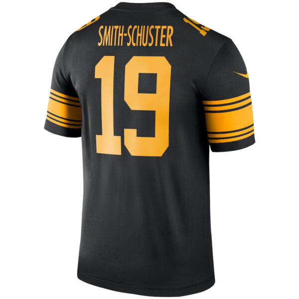 JuJu Smith-Schuster 19 Pittsburgh Steelers Men Color Rush Legend Jersey - Black