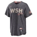Stephen Strasburg Washington Nationals  City Connect Replica Player Jersey - Charcoal