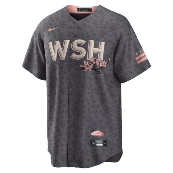 Stephen Strasburg Washington Nationals  City Connect Replica Player Jersey - Charcoal