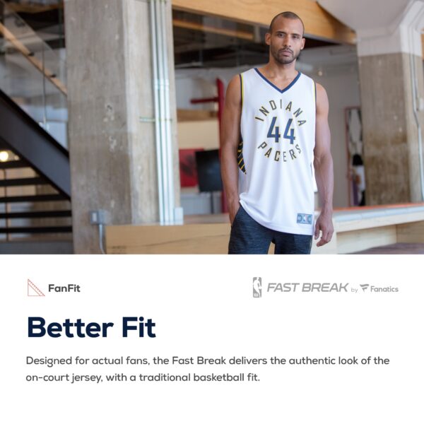 Myles Turner Indiana Pacers Fanatics Fast Break Replica Jersey Navy - Icon Edition