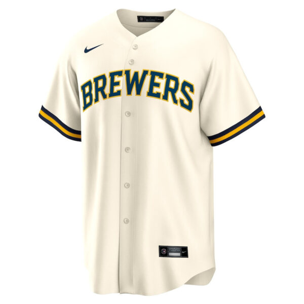 Rowdy Tellez 11 Milwaukee Brewers Men Jersey - White