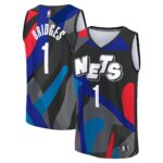 Mikal Bridges Brooklyn Nets Fanatics Youth Fast Break Jersey - Black - City Edition