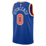 Donte DiVincenzo 0 New York Knicks Unisex Swingman Jersey - Icon Edition - Blue