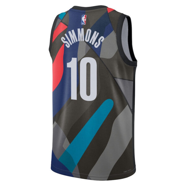 Ben Simmons 10 Brooklyn Nets 2023/24 City Edition Swingman Jersey - Black