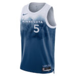 Anthony Edwards 5 Minnesota Timberwolves 2023/24 City Edition Swingman Jersey - Blue