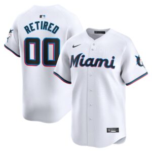 Miami Marlins  Home Limited Pick-A-Player Retired Roster Jersey - White