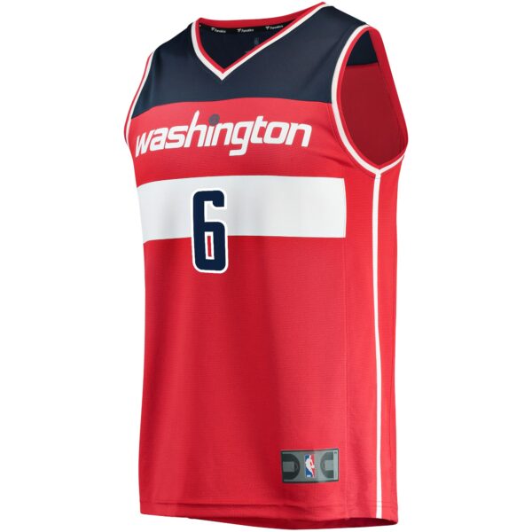 Kristaps Porzingis Washington Wizards Fanatics Fast Break Replica Jersey - Icon Edition - Red