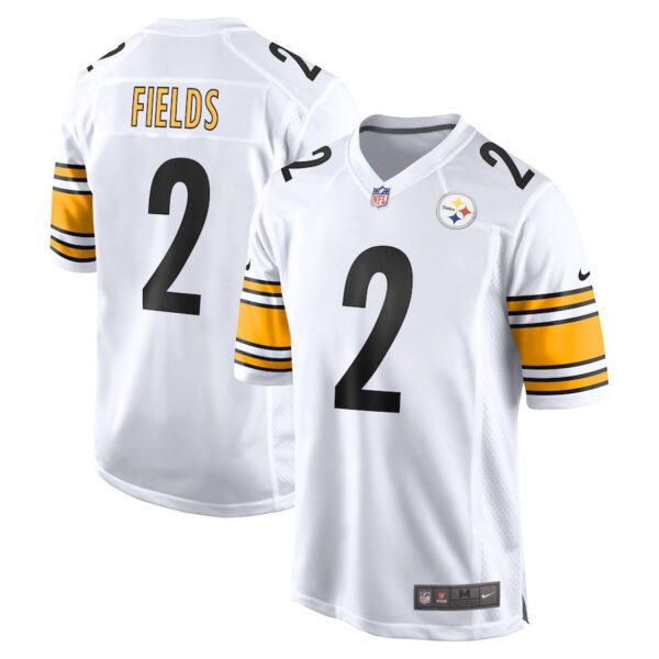 Justin Fields 2 Pittsburgh Steelers Game Men Jersey - White