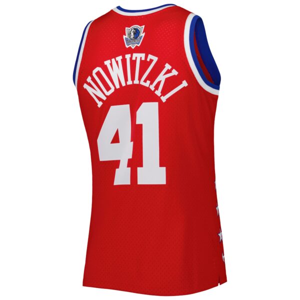 Dirk Nowitzki Western Conference Mitchell & Ness 2003 All Star Game Swingman Jersey - Red