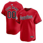Cleveland Guardians Alternate Limited Custom Men Jersey - Red