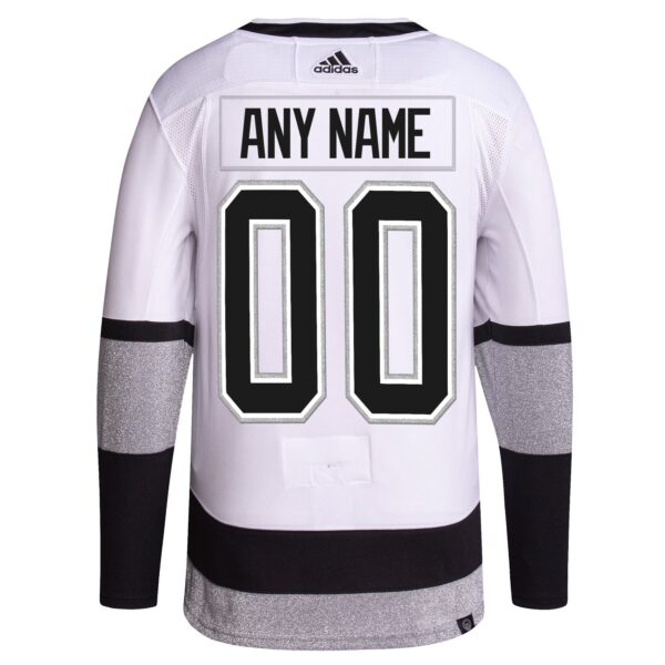Los Angeles Kings adidas  Alternate 2021/22 Primegreen Authentic Custom Jersey - White
