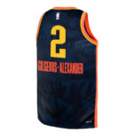 Shai Gilgeous-Alexander 2 Oklahoma City Thunder 2023/24 City Edition Swingman YOUTH Jersey - Navy