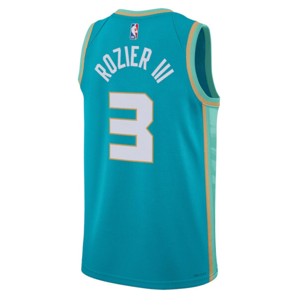 Terry Rozier III 3 Charlotte Hornets 2023/24 City Edition Swingman Jersey - Teal