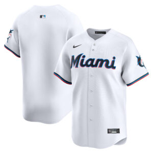 Miami Marlins  Home Limited Jersey - White