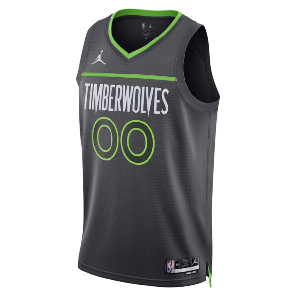 Minnesota Timberwolves 2023/24 Statement Swingman Custom Men Jersey - Gray