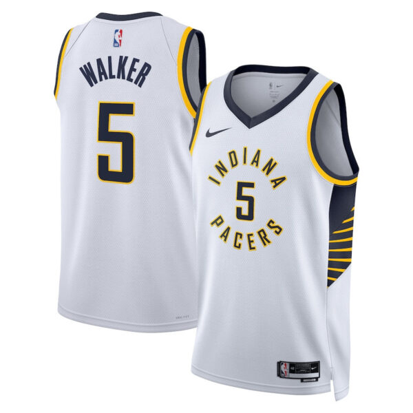 Jarace Walker 5 Indiana Pacers Unisex Swingman Jersey - Association Edition - White