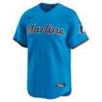 Jazz Chisholm Jr. 2 Miami Marlins Alternate Limited Men Jersey - Blue