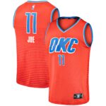 Isaiah Joe Oklahoma City Thunder Fanatics Fast Break Replica Player Jersey - Statement Edition - Orange