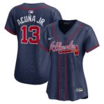 Ronald Acuu00c3u00b1a Jr. Atlanta Braves  Women's Alternate Limited Player Jerseyu00c2u00a0u00e2u20acu201c Navy