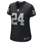 Willie Brown 24 Las Vegas Raiders Women Game Retired Jersey - Black