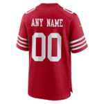 San Francisco 49ers vs. Detroit Lions 2023 NFC Championship Matchup Game Custom Men Jersey - Scarlet