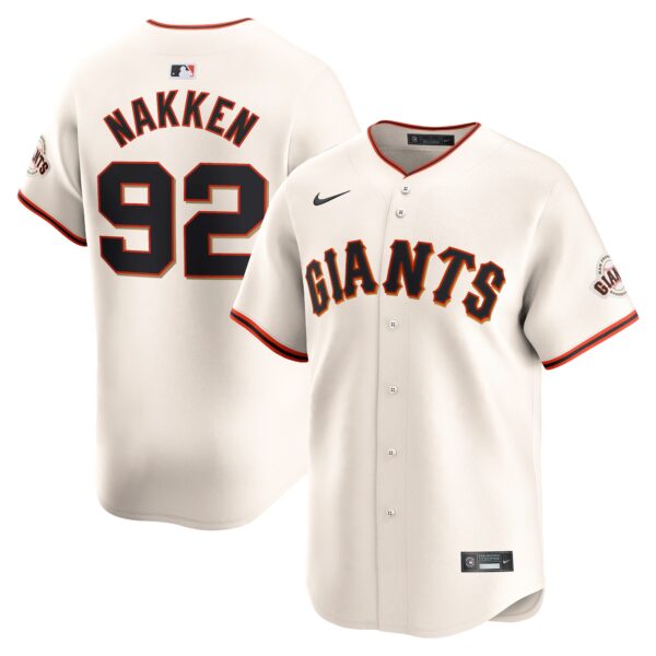 Alyssa Nakken San Francisco Giants  Home Limited Player Jerseyu00c2u00a0u00e2u20acu201c Cream