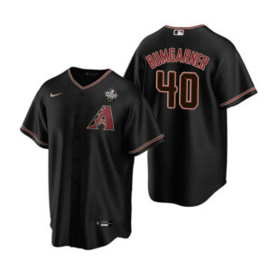 Madison Bumgarner 40 Arizona Diamondbacks 2023 World Series Men Jersey - Black